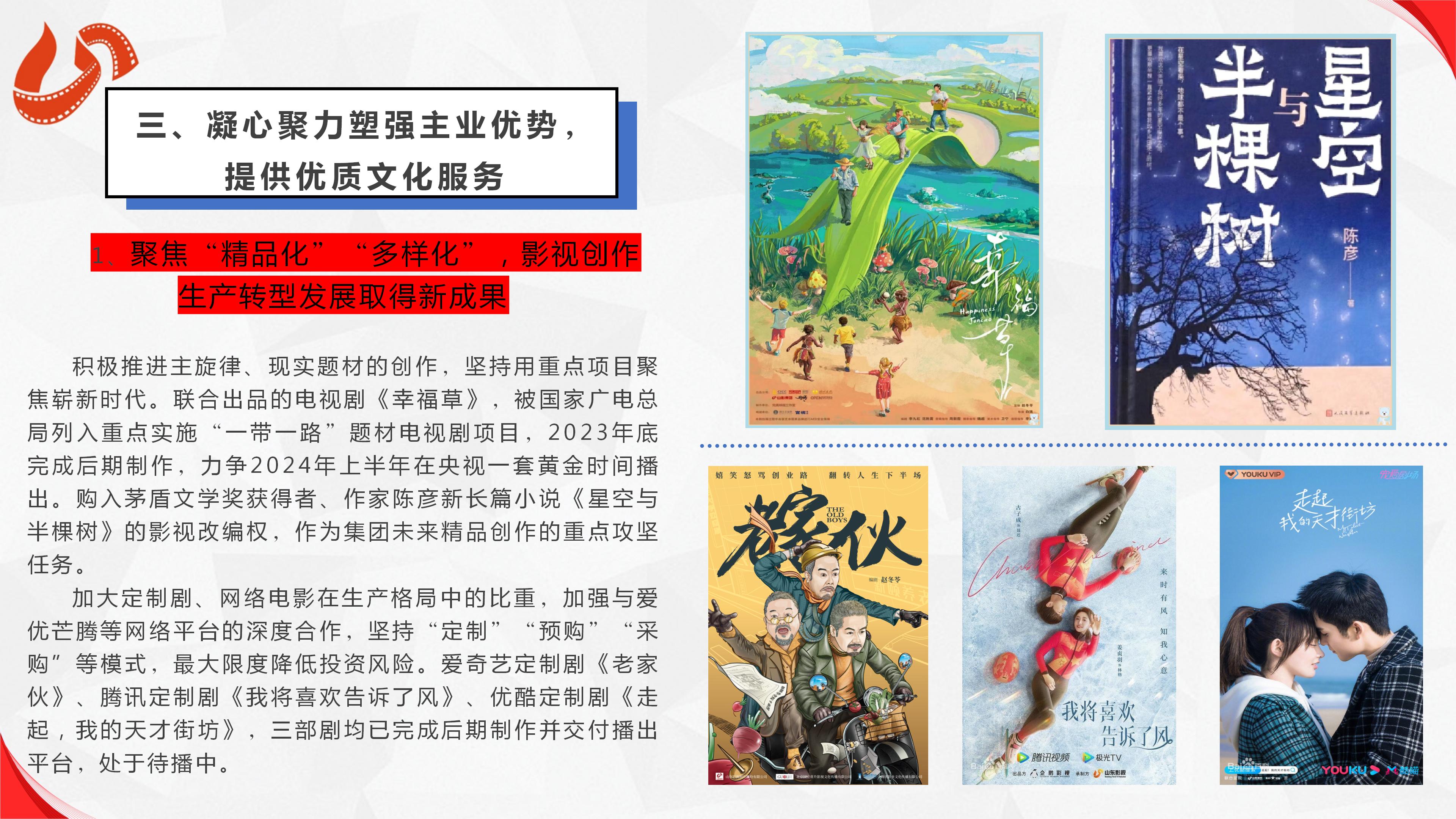 山東影視傳媒集團(tuán)有限公司2023年度社會(huì)責(zé)任報(bào)告